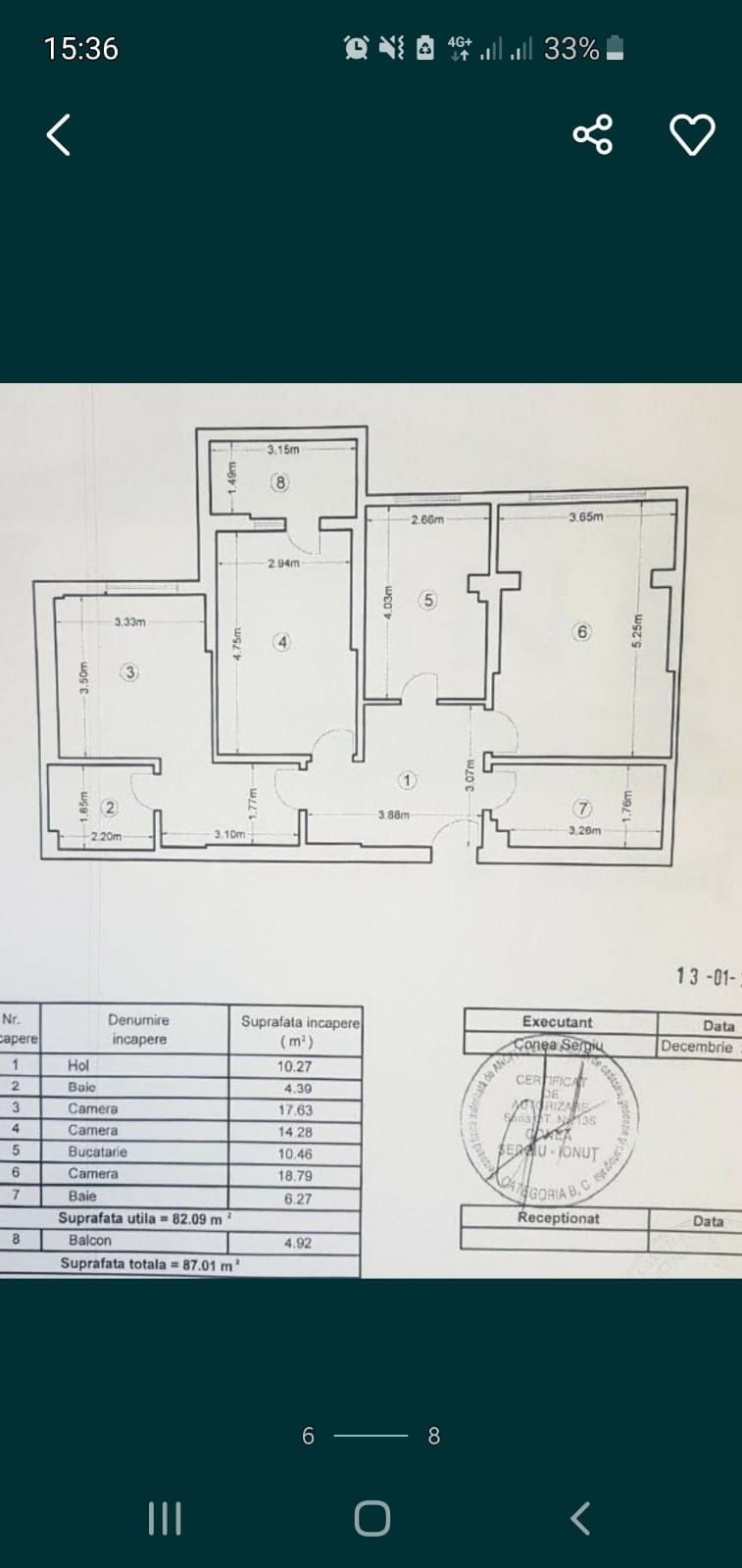 Inchiriez apartament 3 camere, Cartierul Latin