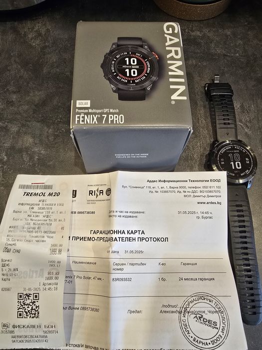 Garmin Fenix 7 pro solar 47mm + Гаранция