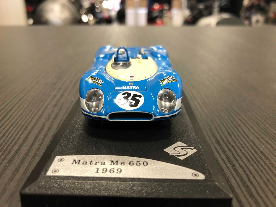 Колекционерски модел метална количка MATRA MS 660 Le Mans 1969 1:43НОВ