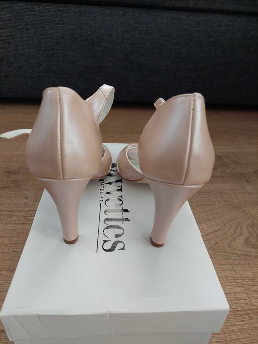 Sandale mireasa piele 38