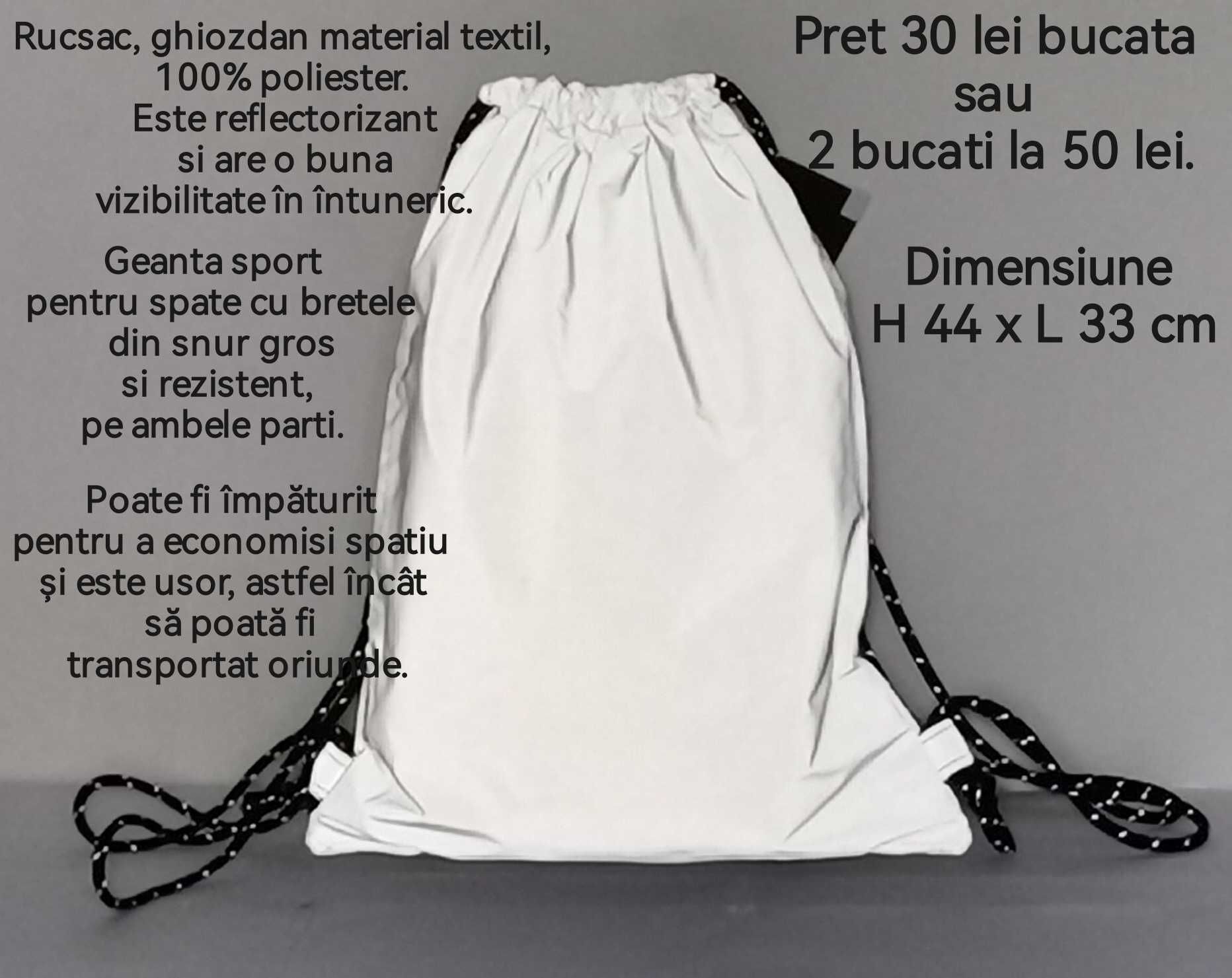 Rucsac plimbare, ghiozdan reflectorizant, geanta sport sac pt spate