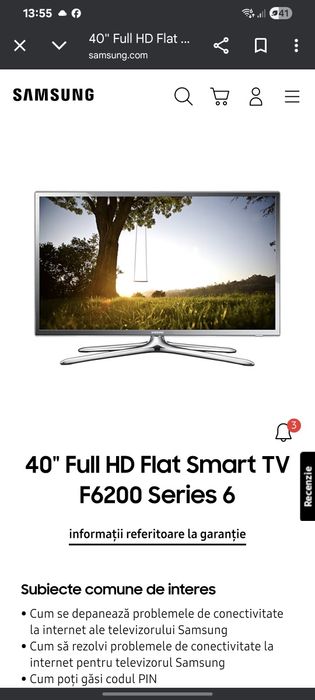 Samsung Smart TV Flat 40" Full HD