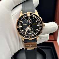 ULYSSE NARDIN Diver Gold case black rubber