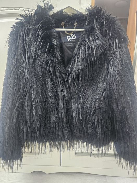 Шуба из шерсти ангоры