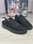 Sneakers-Balmain-Negru -43-Full-Box-Premium-Noi-Piele-Naturala