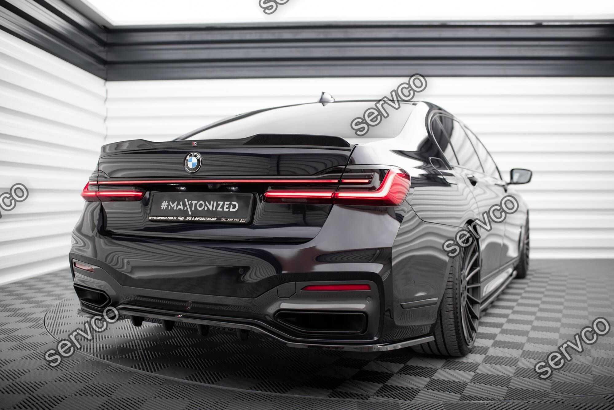 Eleron spoiler cap Bmw Seria 7 G11 M-Pack 2015-2022 v2 - Maxton Design