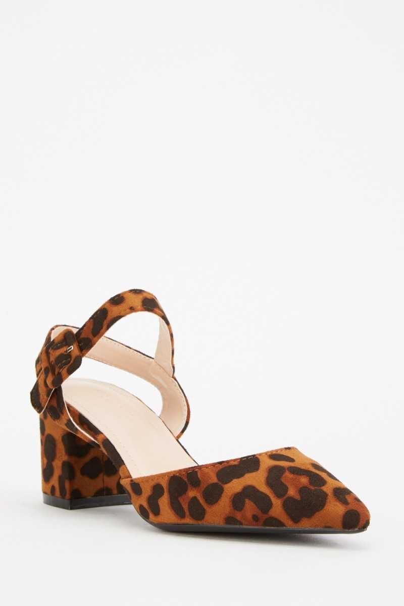 Vand pantofi/ sandale animal print, pantera, comode, 39