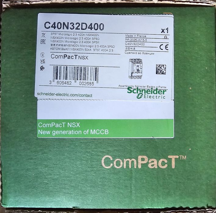 C40N32D400 - Intreruptor ComPacT NSX400N, 50 kA la 415