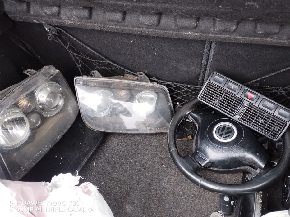 Volan faruri cu lupe trim suport pahare butoane macara vw bora