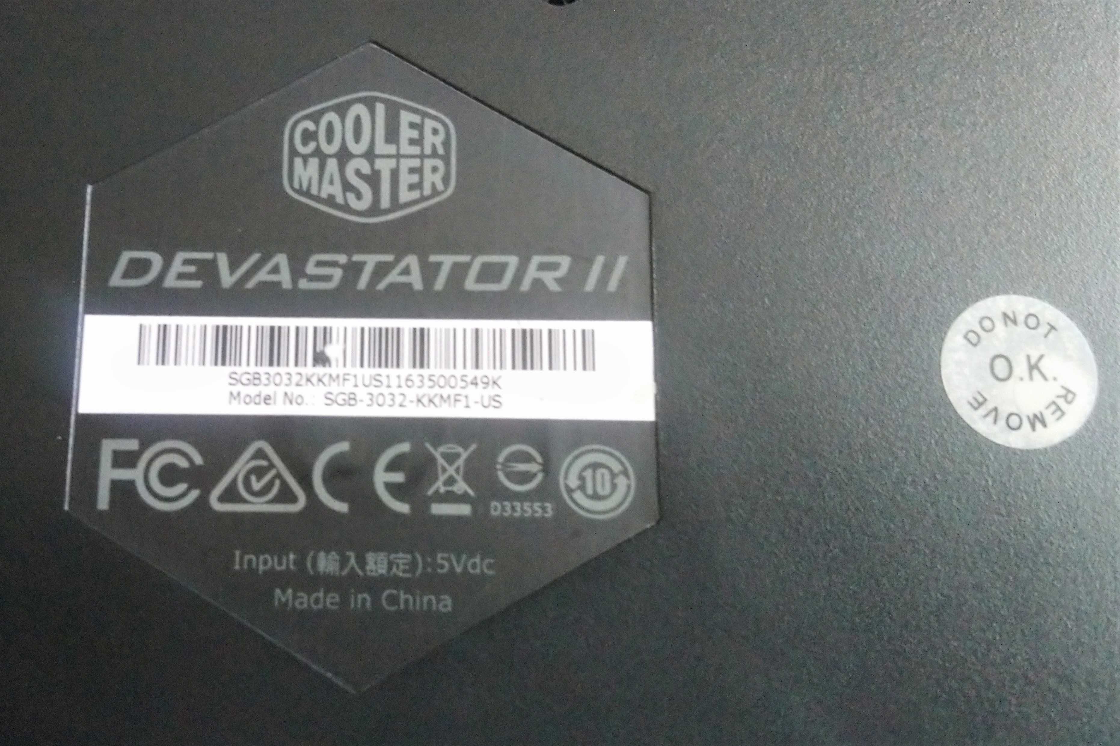 Cooler Master DEVASTATOR II KBD+Mouse Gaming combo