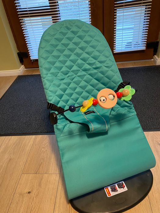 Balansoar pentru bebelusi, Senmase, Metal/Bumbac, 89x58x39cm