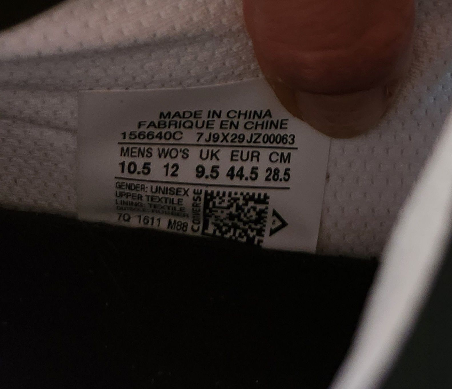 CONVERSE-кецове 44.5 размер