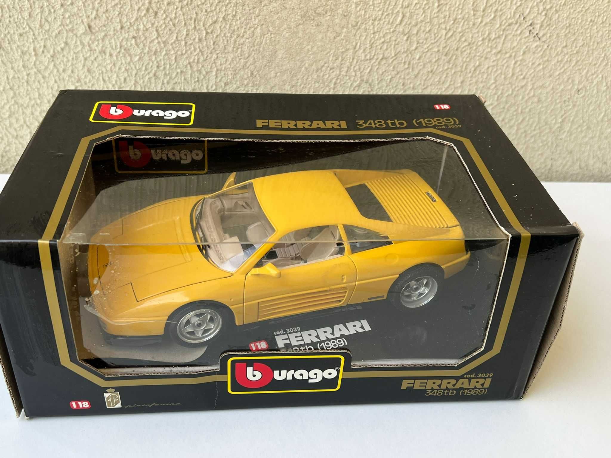 Macheta Auto 1/18 Burago Ferrari 348 TB 1989