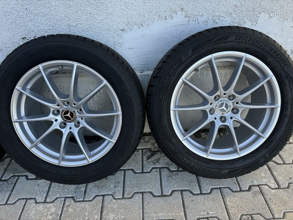 Jante aliaj mercedes S-class pe 18 cu anvelope de iarna
