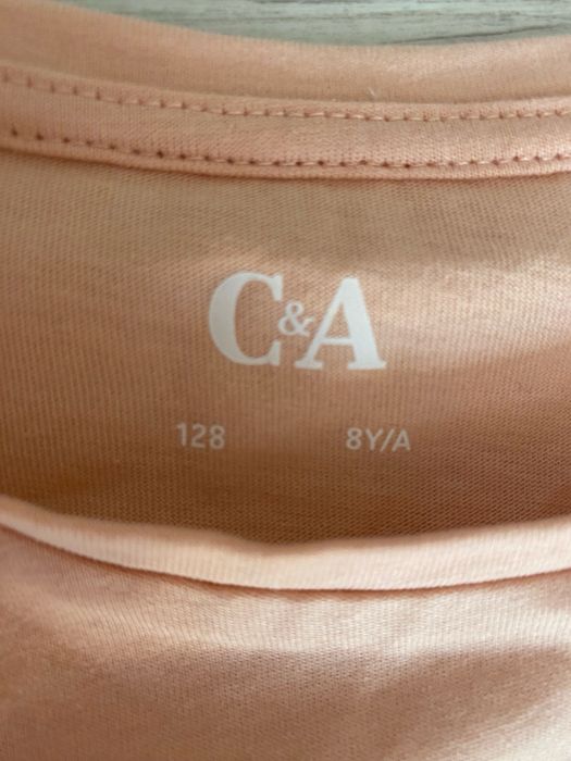 Set fete C&A marimea 128, pant+bluza bumbac, noi