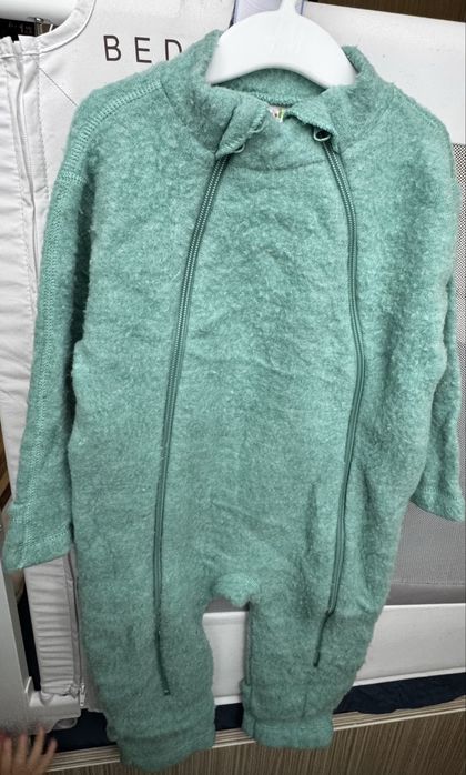 Combinezon Joha fleece mint