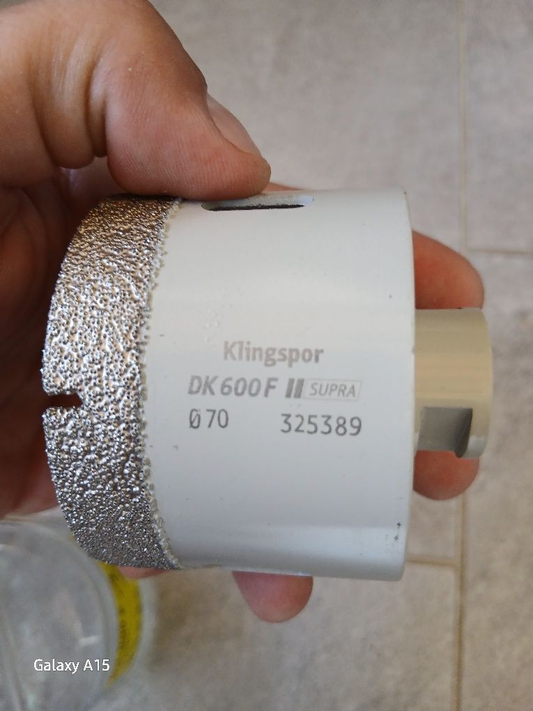 DK  600 F carota Klingspor  ,70 mm si 45 mm