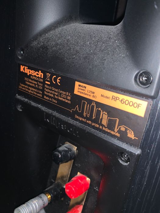 Тонколони Klipsch rp 6000f Без забележки