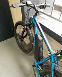 Велогибрид Eltreco XT 600 синий цвет. 
В хорошем и рабочем состоянии.