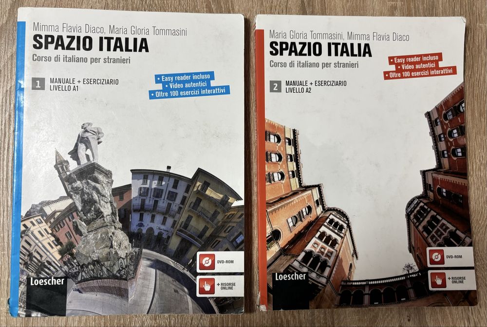 Spazio Italia 1 и 2. Ниво A1 и A2.
