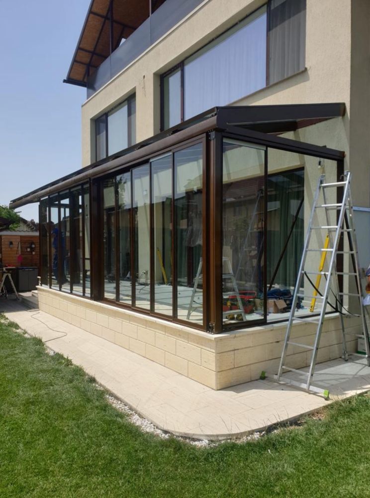 Mobilier rustic de gradină terase foișoare si pergole la comandă
