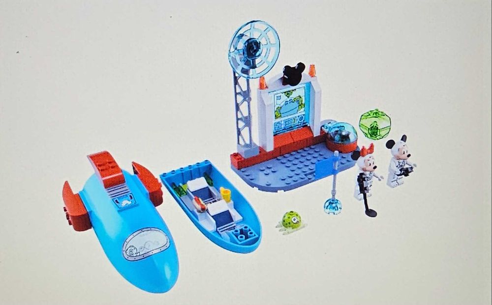 LEGO Mickey and Friends-Racheta spatiala Mickey Mouse 10774, 88 piese