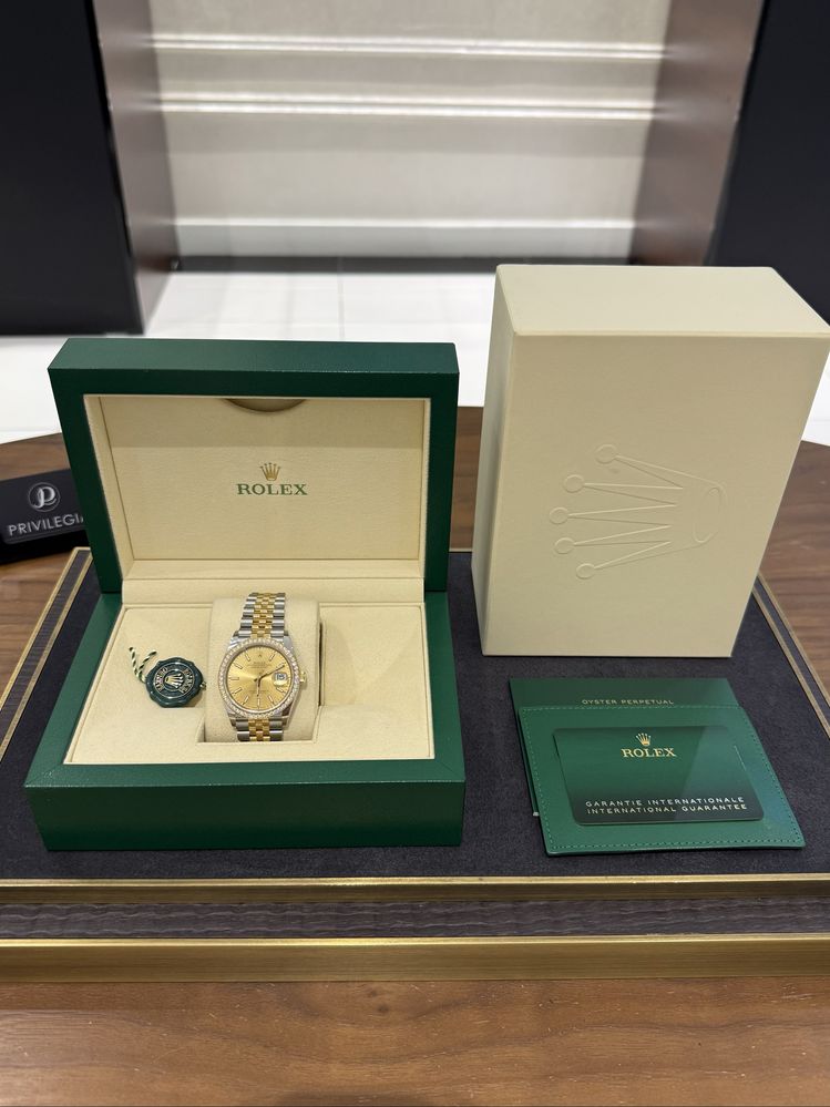 NEW Rolex Datejust 36mm Steel and Yellow Gold 126283rbr