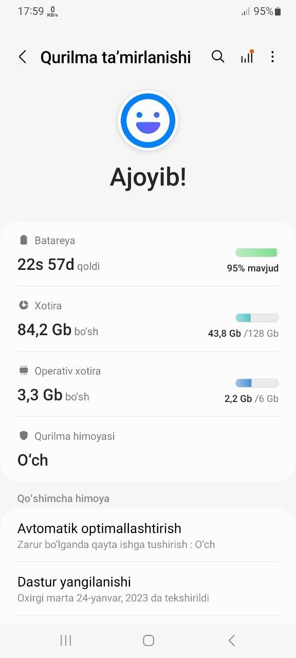 Samsung a32 kafolati bilan