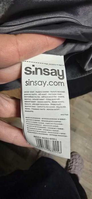 Palton grosut, Sinsay, marime L