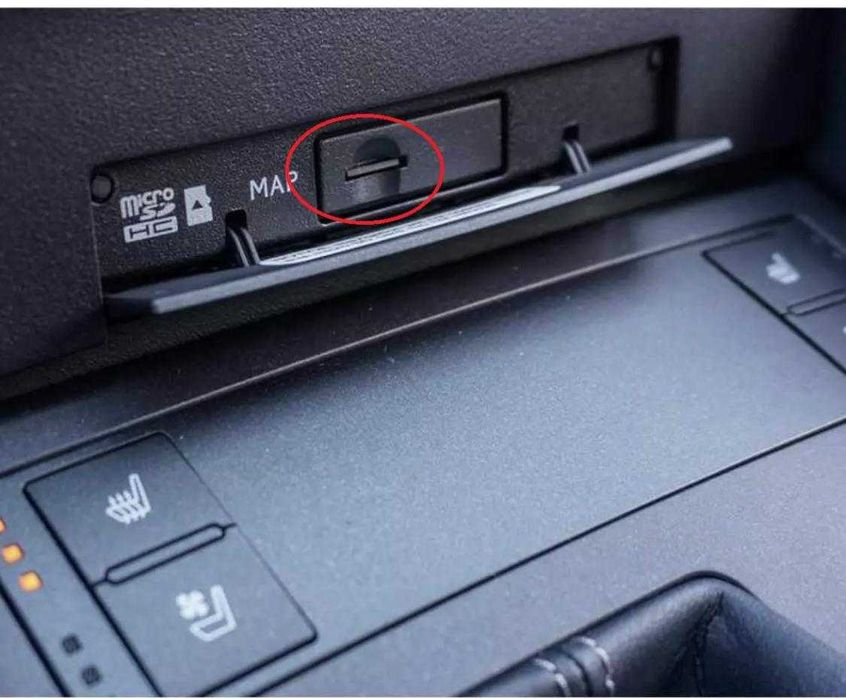 Card MicroSD harti Lexus Premium Navigation CT200h ES IS RC RX350