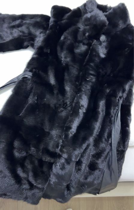 Норковая Шуба с поясом