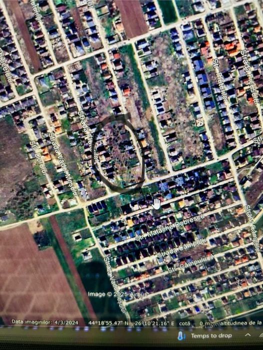 Vanzare teren 2.500/5.000mp comuna Berceni