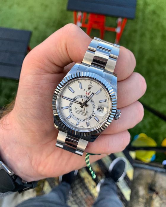 Rolex Sky - Dweller white dial