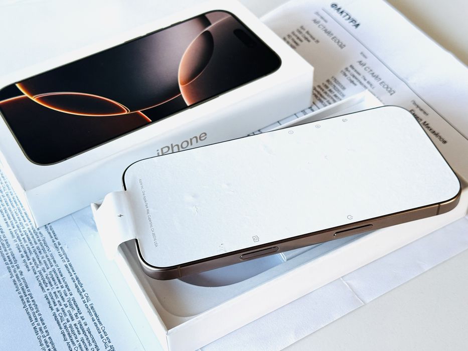 Iphone 16 Pro 128GB Desert Titanium Гаранция 1 година