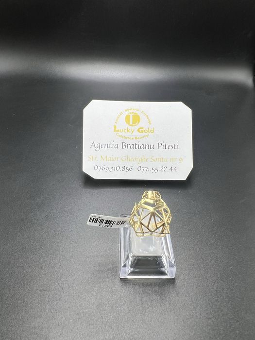 Inel aur 14 k 4,55gr marimea 10/50 cod 21308
