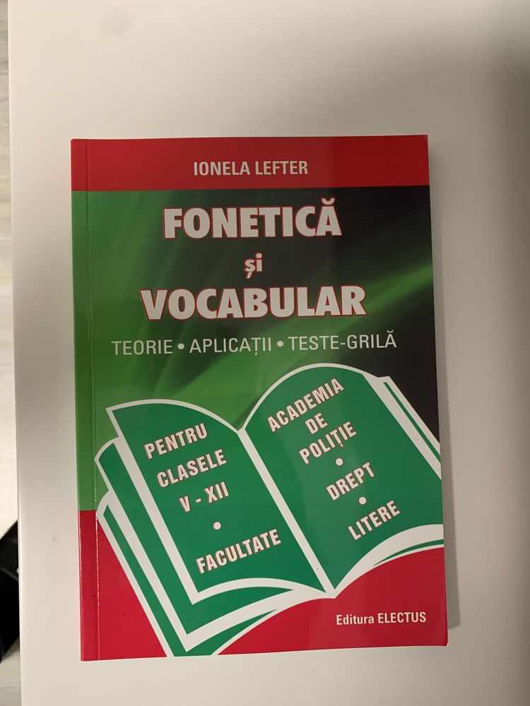 Culegere Fonetica și Vocabular- Editura Electus. Ionela Lefter