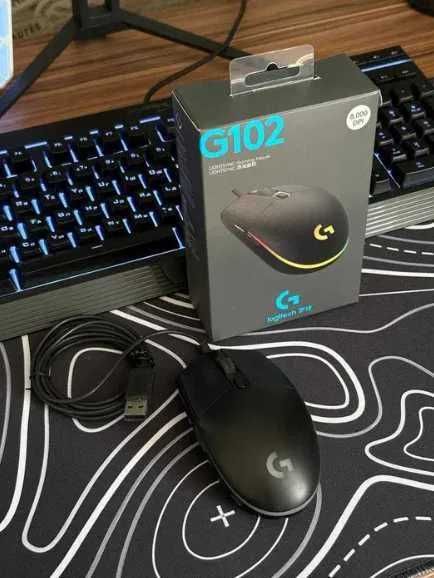 Мышь Logitech G102 Lightsync черный