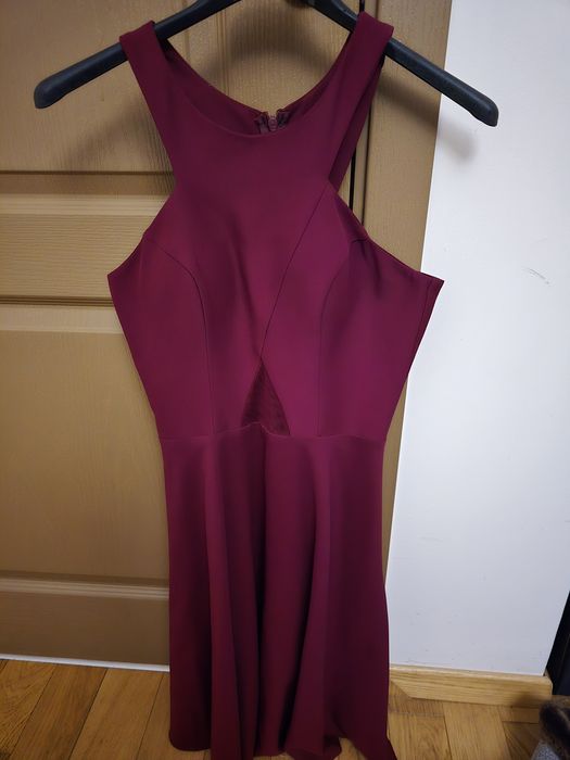 Лилава къса рокля