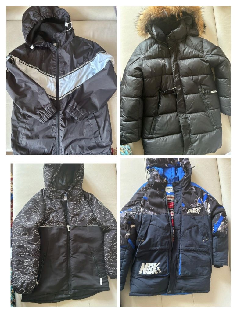 Продам куртки зимние и демисезонные 11-12 лет
