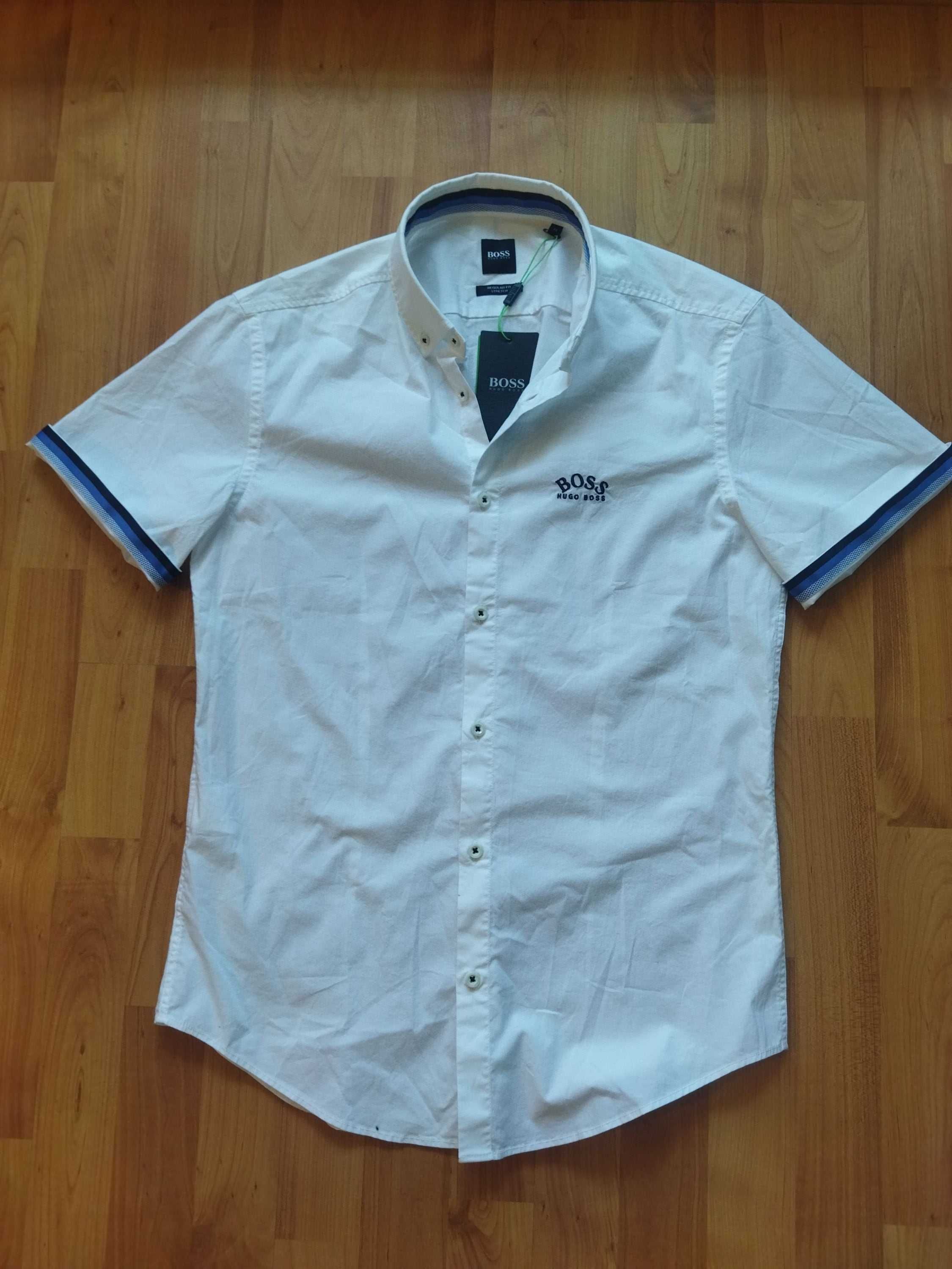 Рубашка Hugo Boss (Германия),клубная,оригинал,новая,р-р 46
