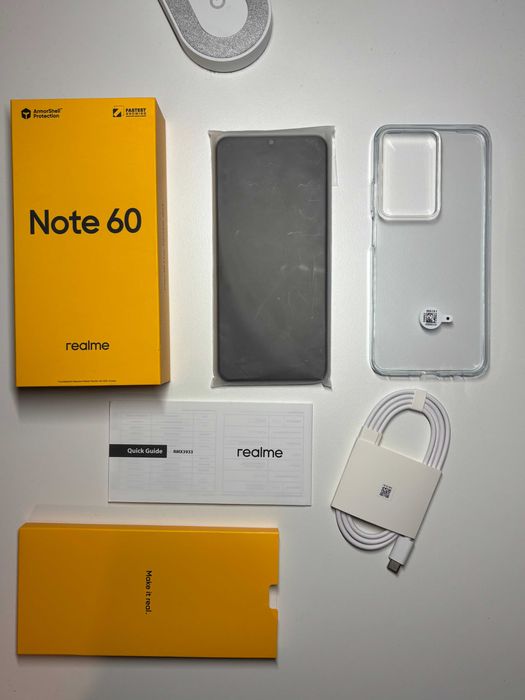 Realme Note 60 – чисто нов, пълен комплект + 36 месеца гаранция