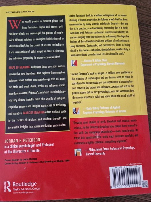 Книга Maps of meaning - Jordan Peterson