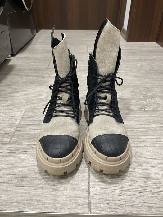 Дамски боти от естествена кожа