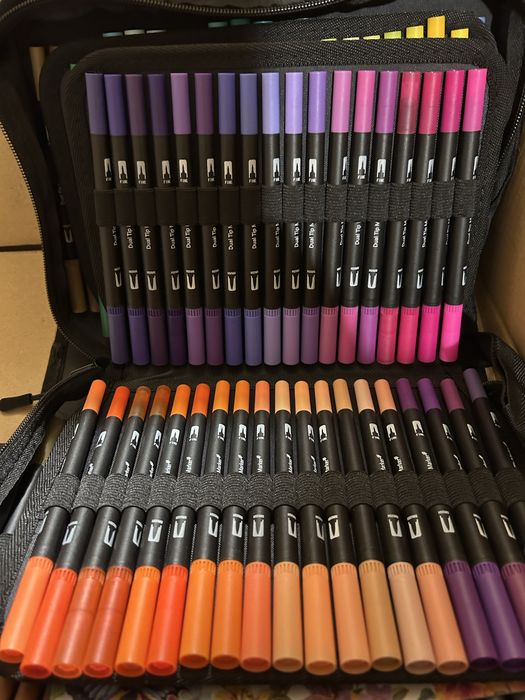 Set 158 markere cu 2 varfuri