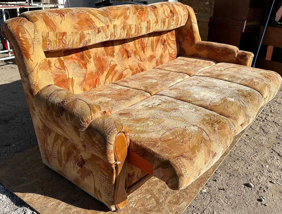 Canapea Extensibila; Pat cu Saltea 190x115 cm