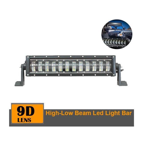 9D Off-Road Led Bar с лупи, 96W, 42.5 см