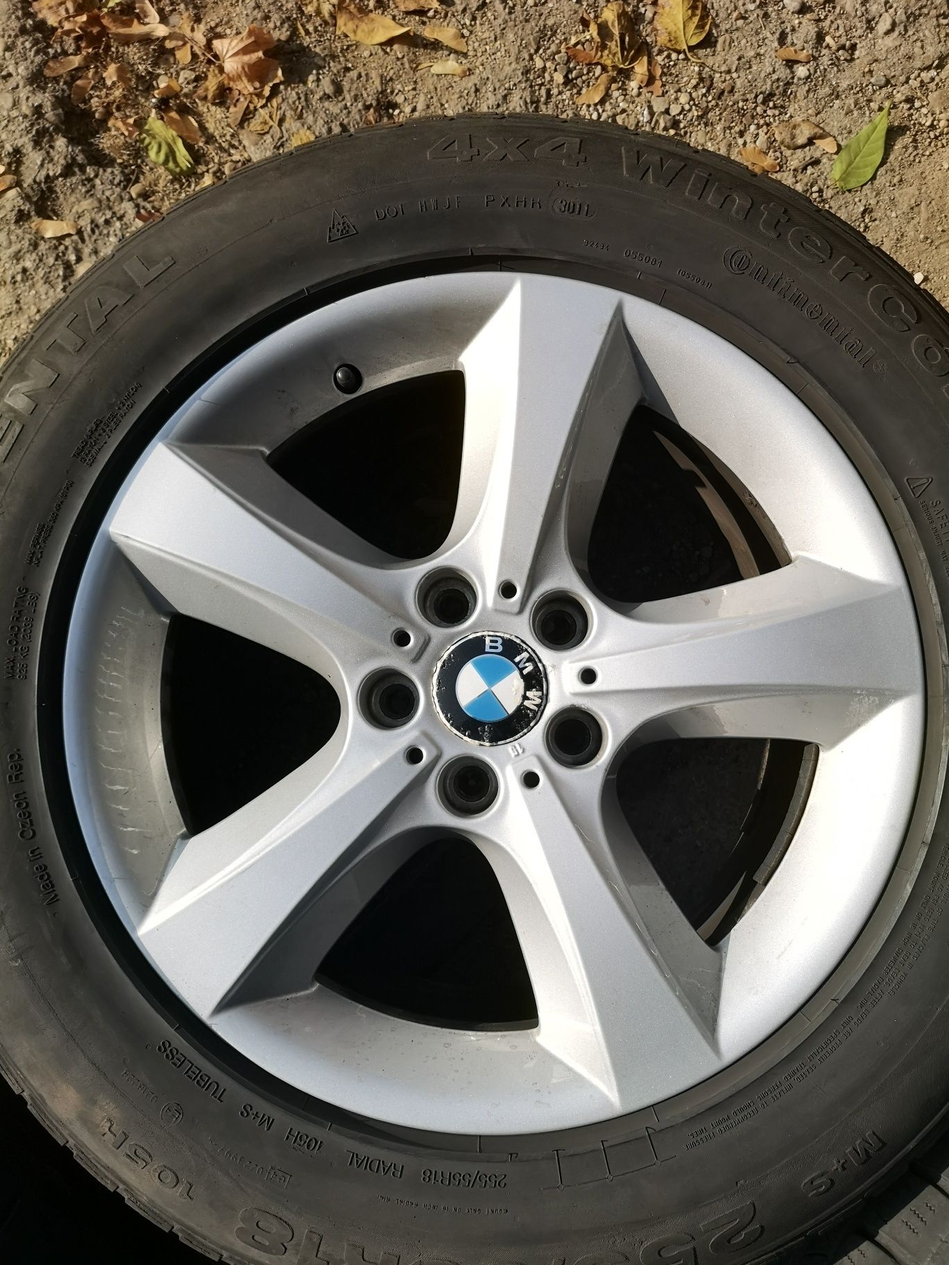 Jante bmw x5 5x120 R18 8,5j et46 anvelope iarna 255 55 R18 continental