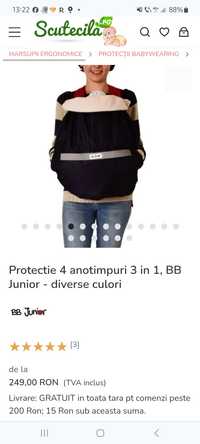 Protectie 4 anotimpuri BB Junior pentru sistem de purtare