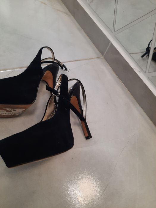 Pantofi Bebe cu bretele marimea M6 negri