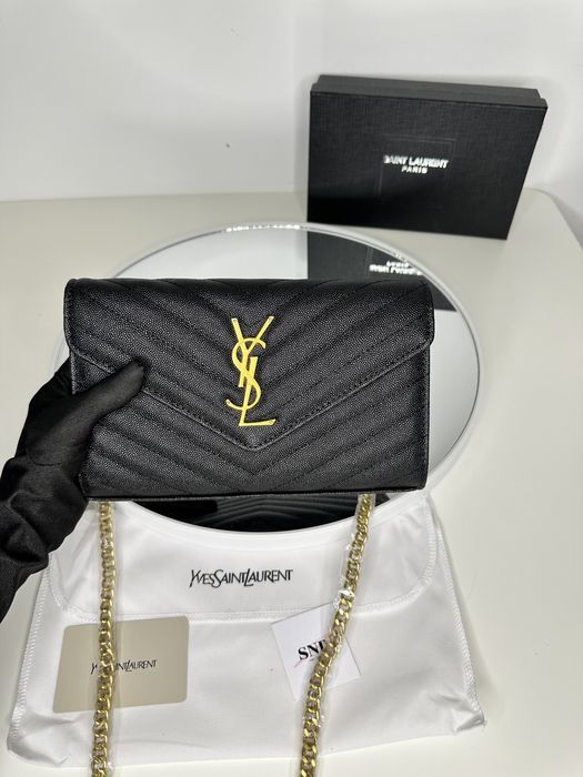 Geanta de lux YSL piele naturala 100% cutie cadou  c:49